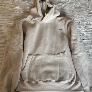 Hollister Women’s Beige/ Taupe Hoodie Sweatshirt